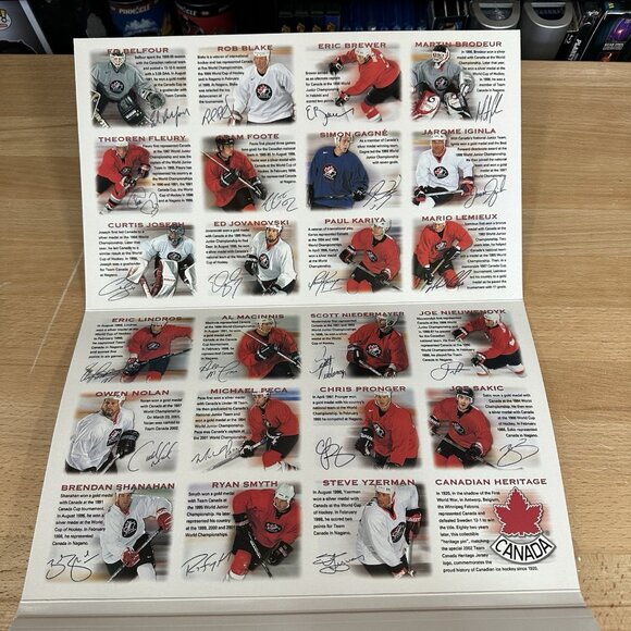 NHL 2002 Team Canada Pins Set Complete Toronto Sun - Picture 4 of 6